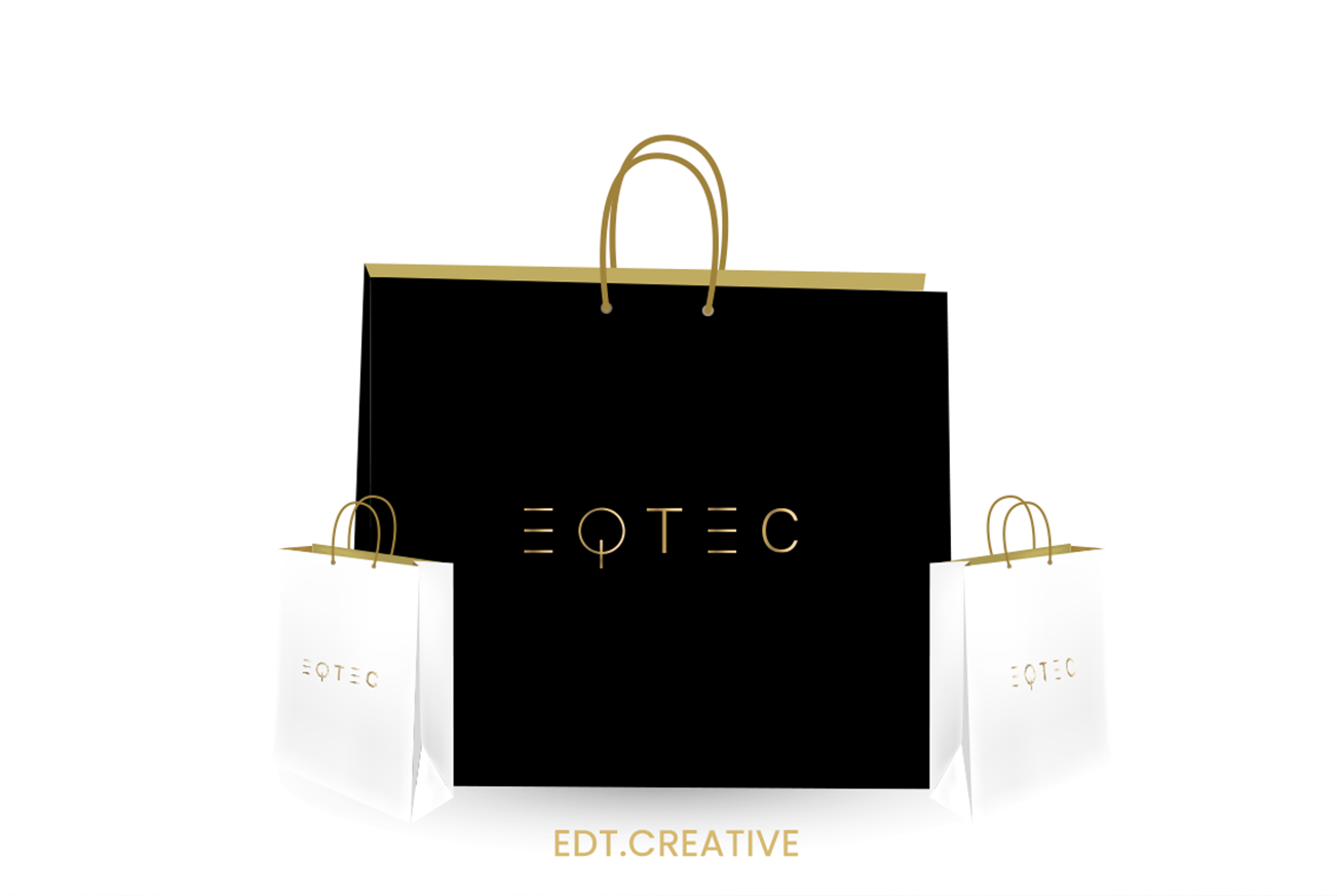 Edt creative diseño de logotipo branding EQTEC